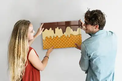 Schreib-Magnettafel Motiv Eis