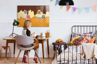 Schreib-Magnettafel Motiv Eis