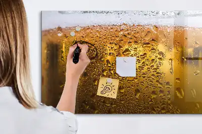 Magnettafel beschreibbar