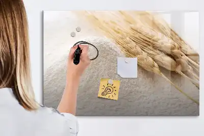Schreib-Magnettafel für Mehl