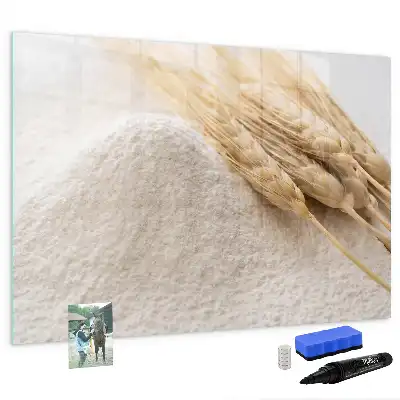 Schreib-Magnettafel für Mehl