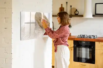 Schreib-Magnettafel für Mehl