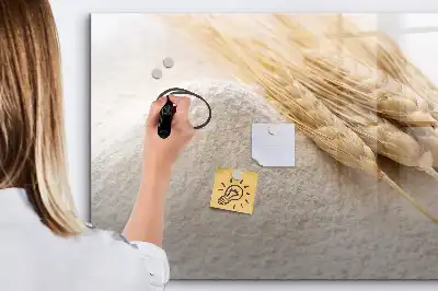 Schreib-Magnettafel für Mehl