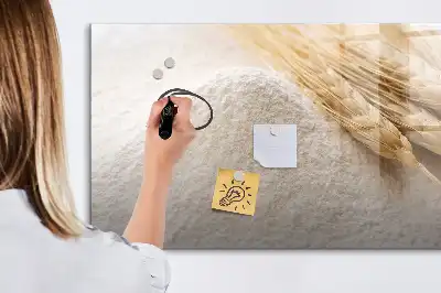 Schreib-Magnettafel für Mehl