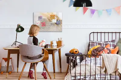 Schreib-Magnettafel für Mehl