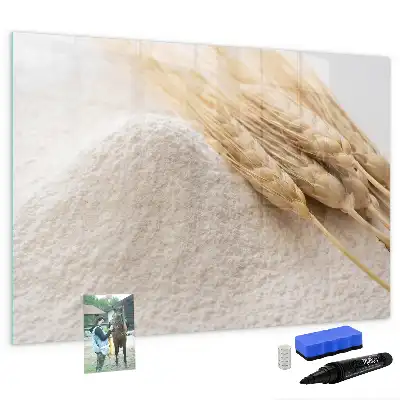 Schreib-Magnettafel für Mehl