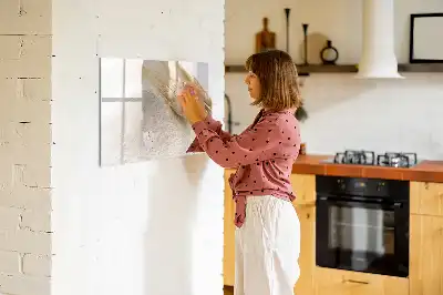 Schreib-Magnettafel für Mehl