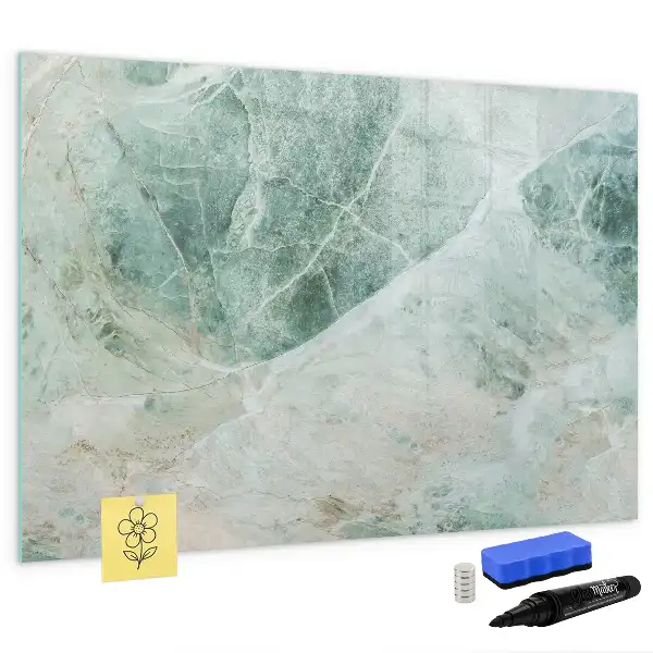 Schreib-Magnettafel mit Marmoroberfläche
