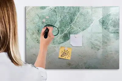 Schreib-Magnettafel mit Marmoroberfläche