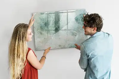 Schreib-Magnettafel mit Marmoroberfläche