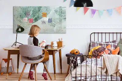 Schreib-Magnettafel mit Marmoroberfläche