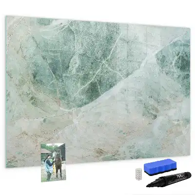 Schreib-Magnettafel mit Marmoroberfläche
