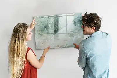 Schreib-Magnettafel mit Marmoroberfläche