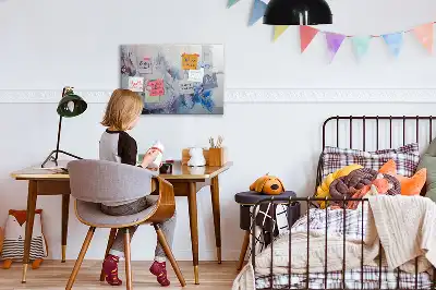 Magnettafel zum Beschreiben Modell Pinselstrich