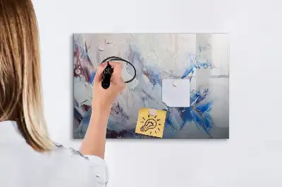 Magnettafel zum Beschreiben Modell Pinselstrich