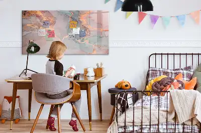 Beschreibbare Magnettafel in Dekormarmor-Optik