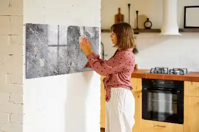 Beschreibbare Magnettafel mit Marmormuster