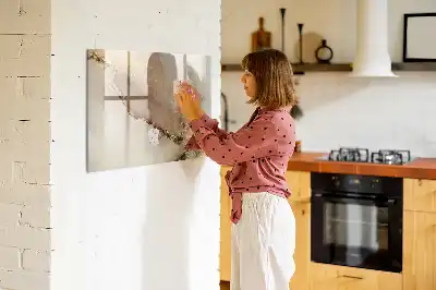 Schreib-Magnettafel im Design goldener Marmor