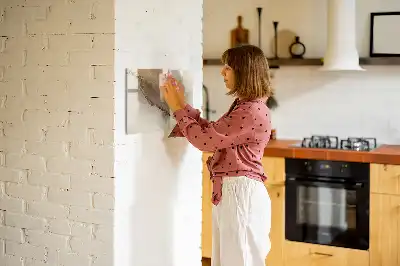 Schreib-Magnettafel im Design goldener Marmor