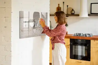 Schreib-Magnettafel Text Zuhause