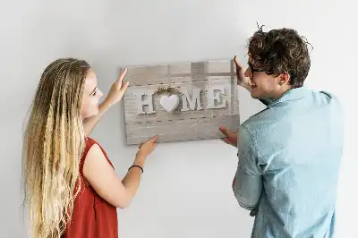 Schreib-Magnettafel Text Zuhause