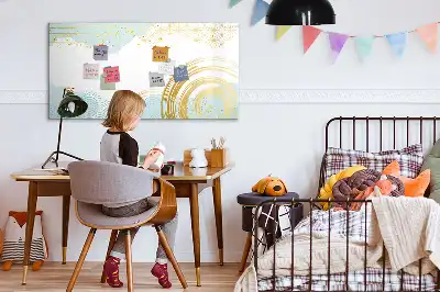 Schreib-Magnettafel mit dekorativem Muster