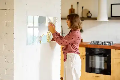Schreib-Magnettafel mit dekorativem Muster
