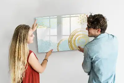 Schreib-Magnettafel mit dekorativem Muster