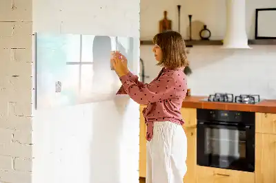 Beschreibbare Magnettafel im Aquarell-Marmor Design