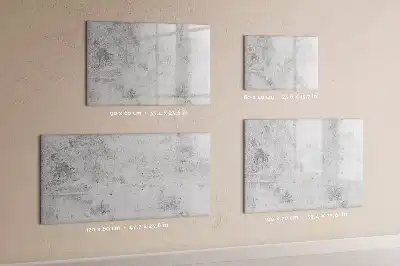Beschreibbare Magnettafel in Betonwandoptik