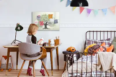 Schreib-Magnettafel in Form eines großen Naturbaums