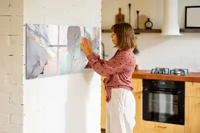 Schreib-Magnettafel in Marmoroptik