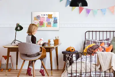 Schreib-Magnettafel Wochenplaner