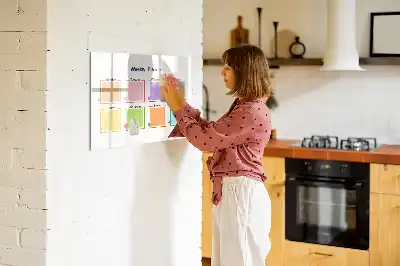 Schreib-Magnettafel Wochenplaner