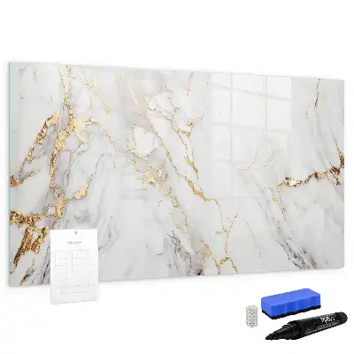 Schreib-Magnettafel in Dekormarmor-Optik