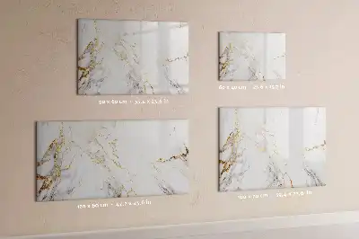 Schreib-Magnettafel in Dekormarmor-Optik
