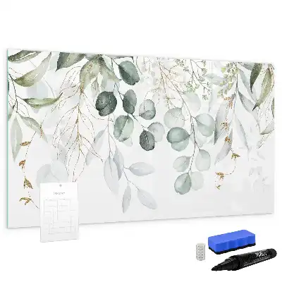 Beschreibbare Magnettafel in Form von hängenden Pflanzen