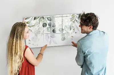 Beschreibbare Magnettafel in Form von hängenden Pflanzen
