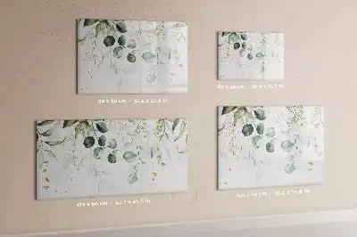 Beschreibbare Magnettafel in Form von hängenden Pflanzen