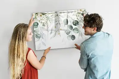 Beschreibbare Magnettafel mit Motiv Naturpflanzen