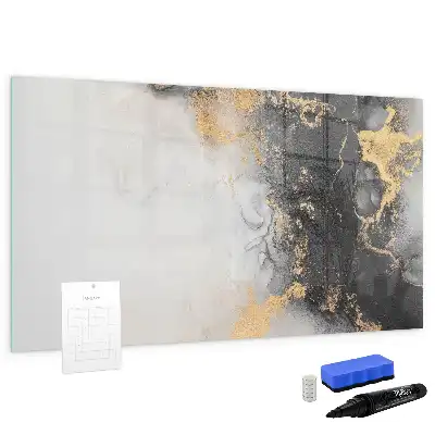 Beschreibbare Magnettafel in Marmoroptik
