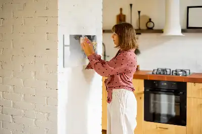 Beschreibbare Magnettafel in Marmoroptik