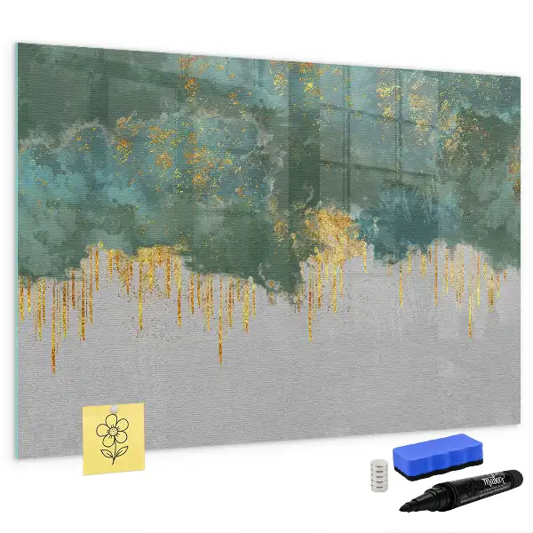 Schreib-Magnettafel mit dekorativem Muster