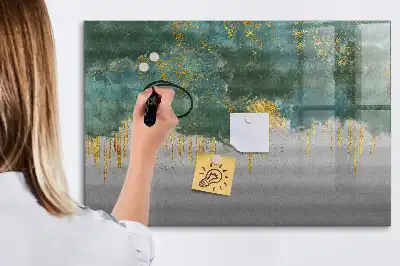 Schreib-Magnettafel mit dekorativem Muster