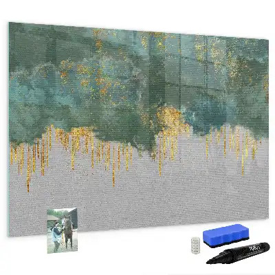 Schreib-Magnettafel mit dekorativem Muster