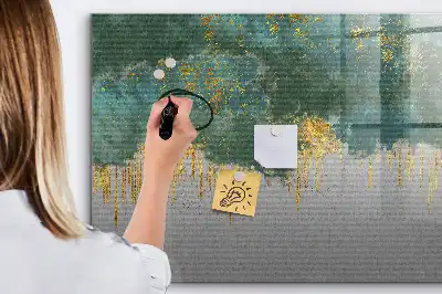 Schreib-Magnettafel mit dekorativem Muster