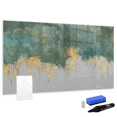 Schreib-Magnettafel mit dekorativem Muster