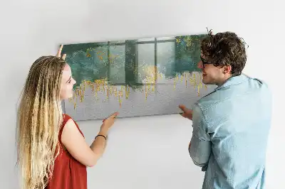 Schreib-Magnettafel mit dekorativem Muster