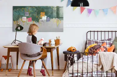 Schreib-Magnettafel mit dekorativem Muster
