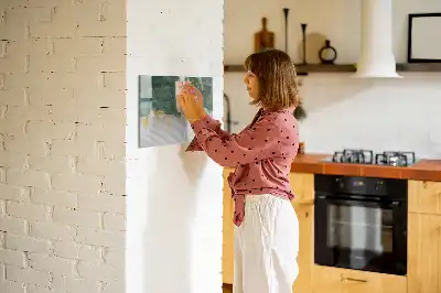 Schreib-Magnettafel mit dekorativem Muster